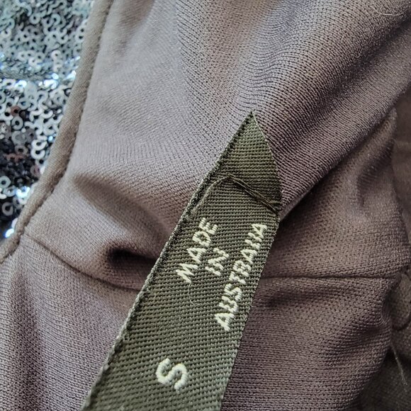 Backstage Dress Mini‎ Cocktail Dress Blue Sequined Sz Small Sexy Party - Picture 4 of 9